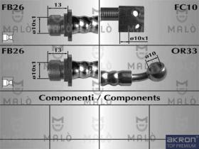 Akron-Malò 80974 - T.FRE.POST.SX CIVIC7/TT 06->